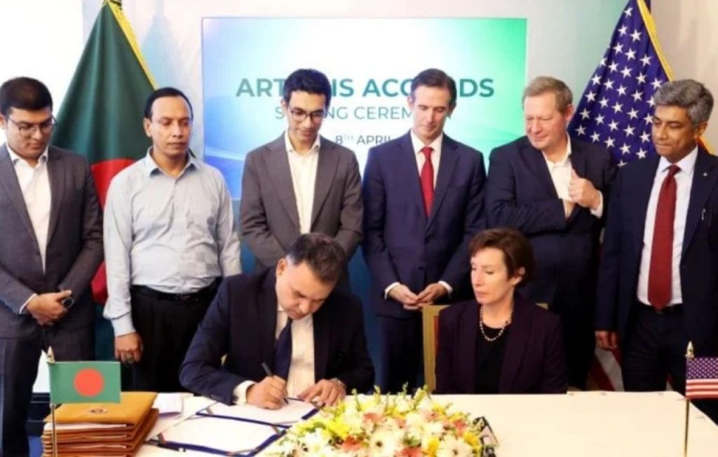 নাসার সঙ্গে আর্টেমিস চুক্তি স্বাক্ষর করল বাংলাদেশ