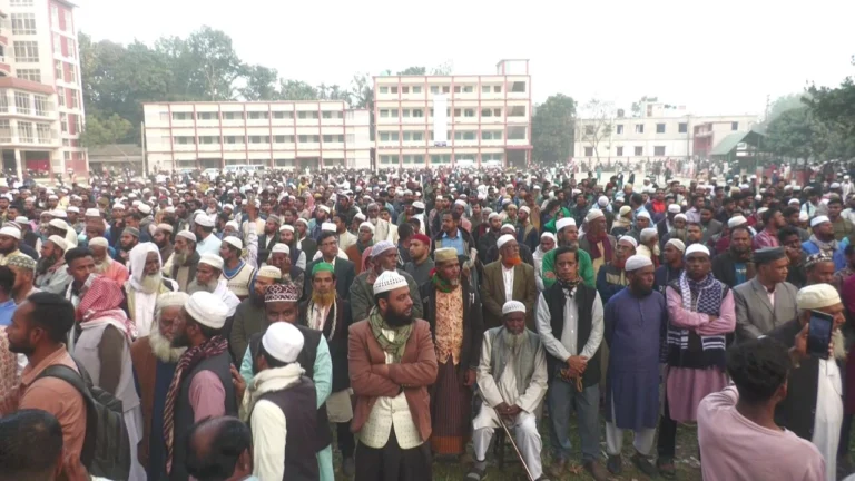 শেরপুরে জামায়াত নেতার মৃত্যুতে পরিস্থিতি স্বাভাবিক, জানাযা সম্পন্ন