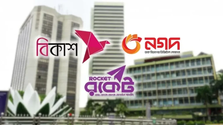 এক হাজার টাকার বেশি লেনদেন করা যাবে না বিকাশ-নগদ-রকেটে